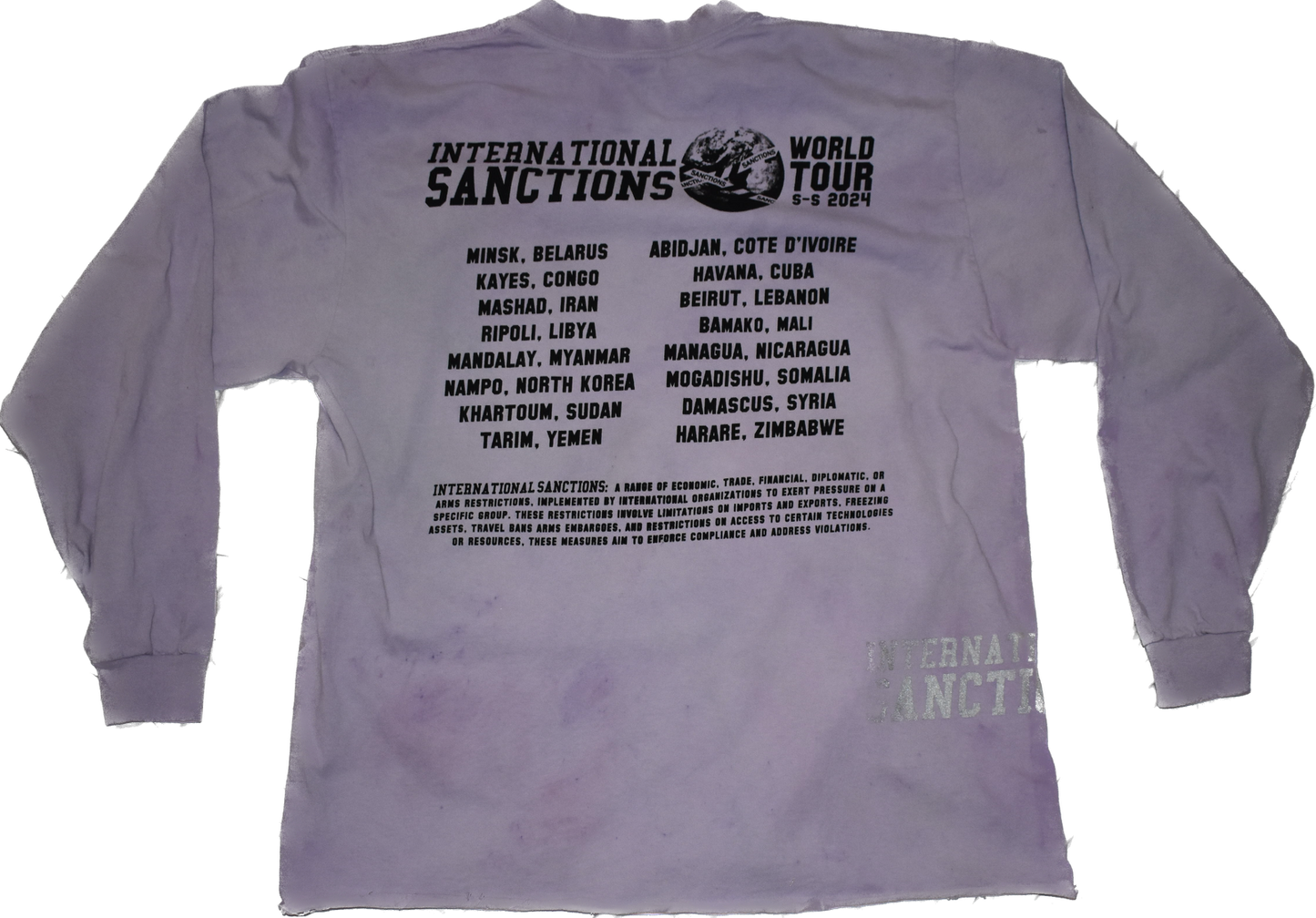 WORLD TOUR LONG SLEEVE SHIRT