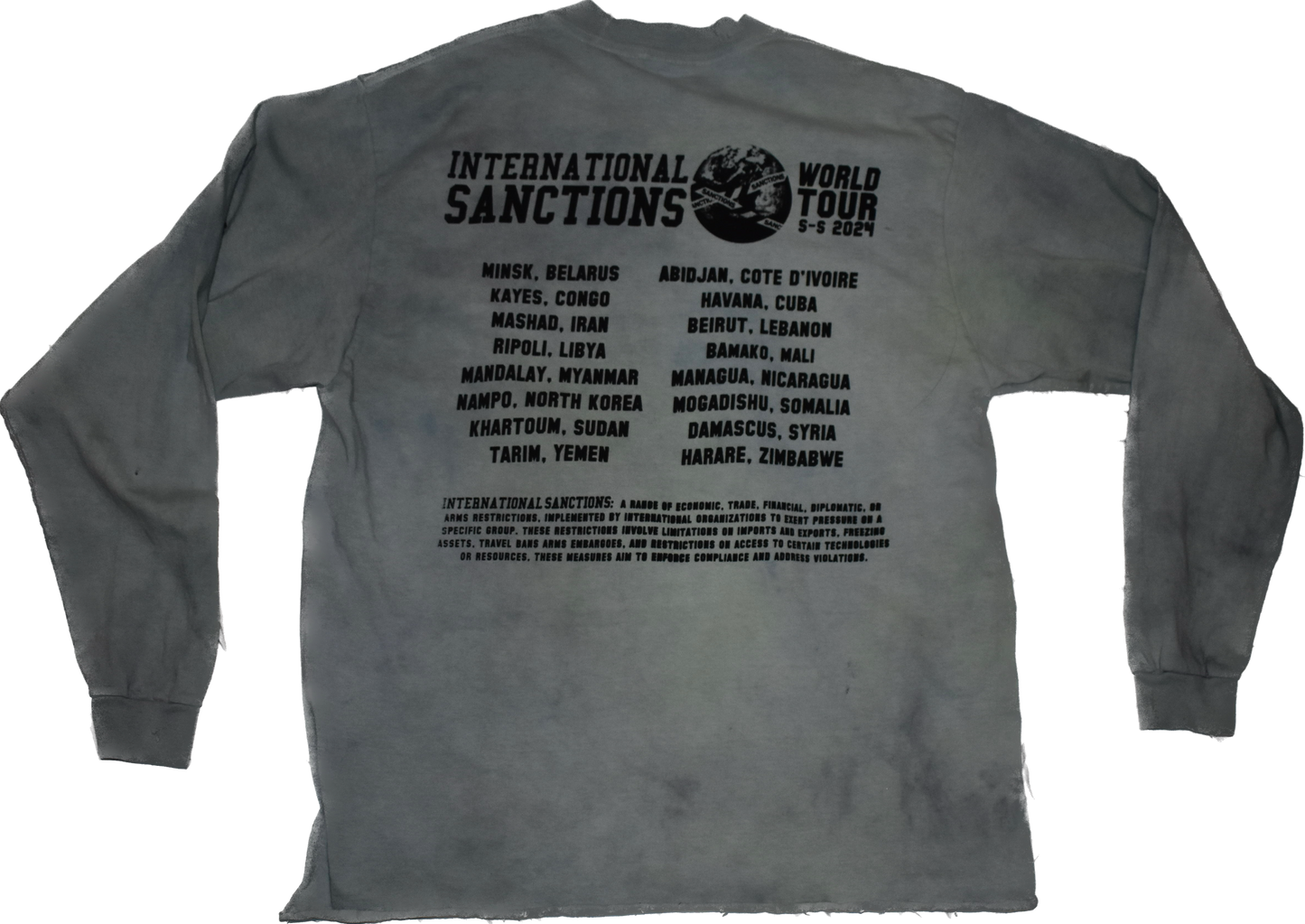 WORLD TOUR LONG SLEEVE SHIRT