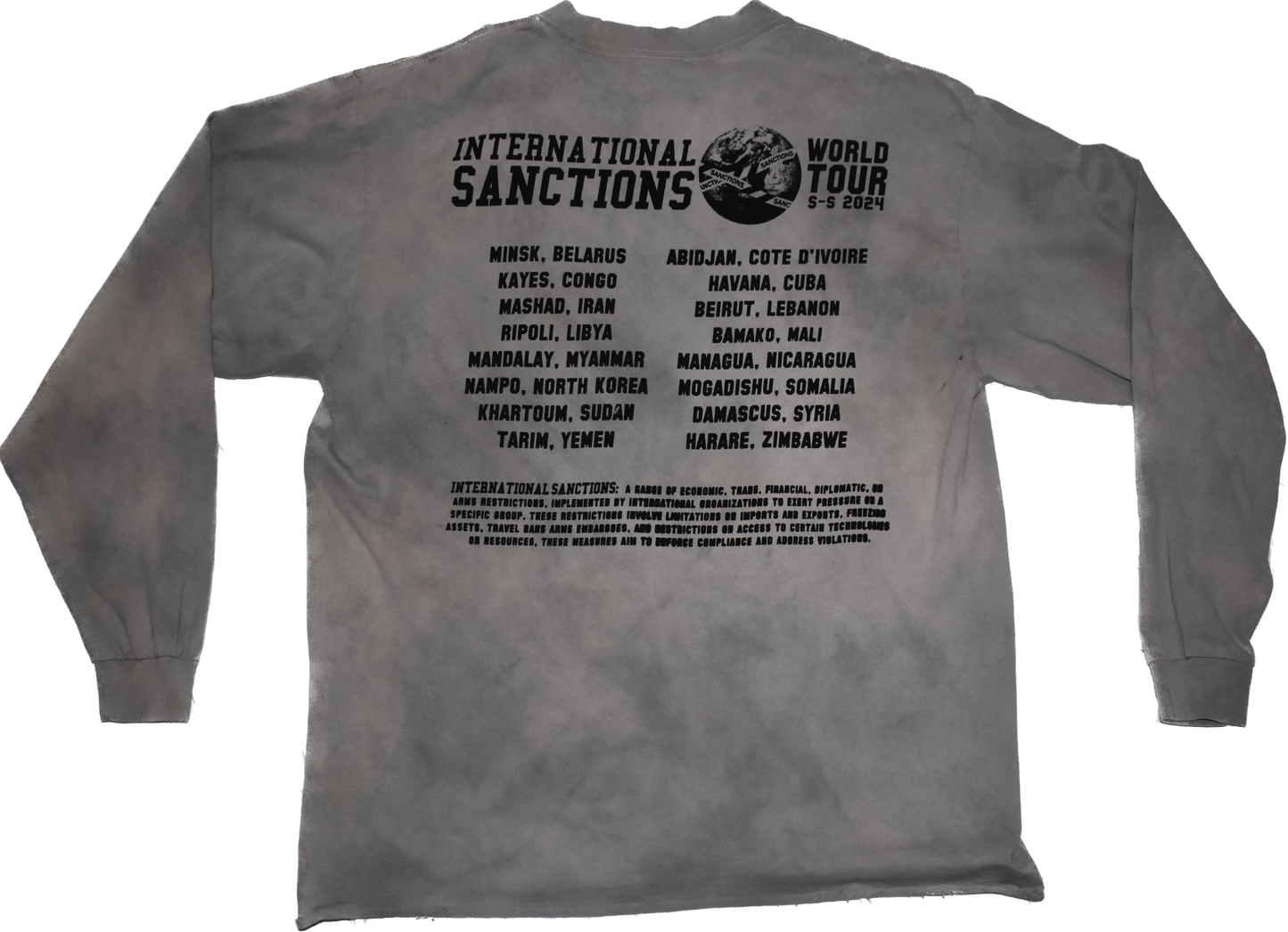 WORLD TOUR LONG SLEEVE SHIRT