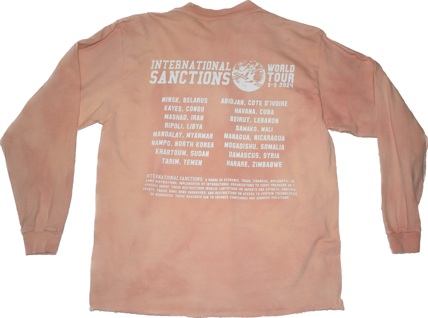 WORLD TOUR LONG SLEEVE SHIRT